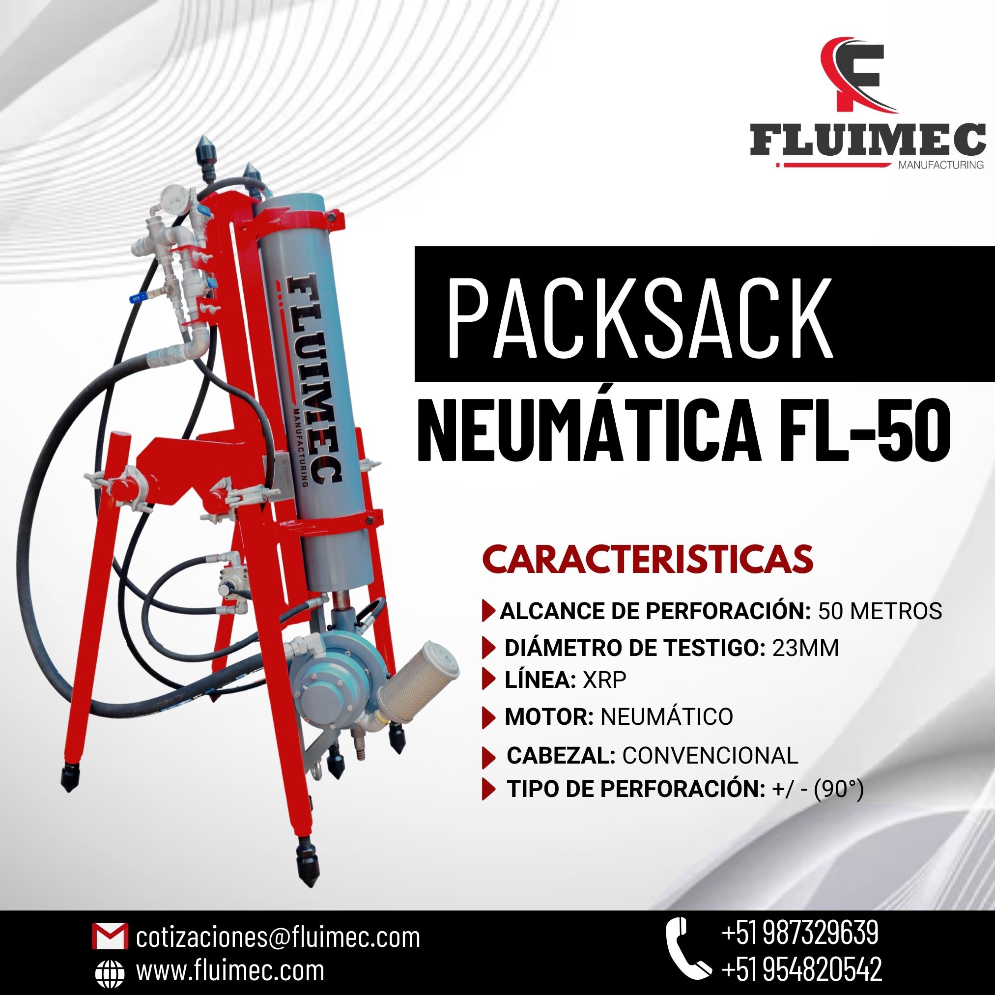 PACKSACK NEUMATICA FL - 50 VERSATIL Y ADAPTABLE 